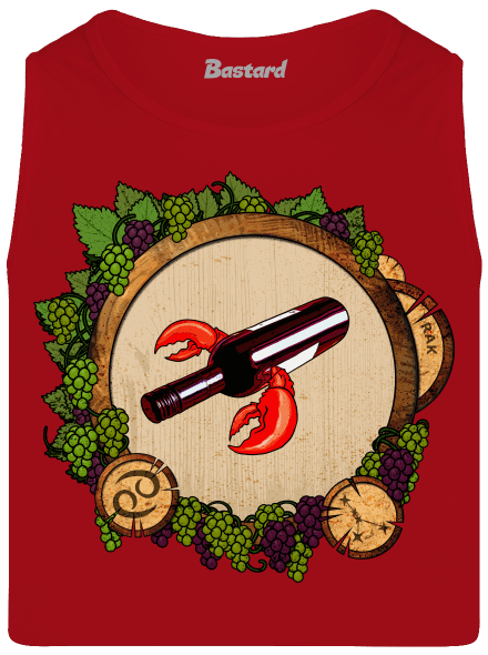 Vínny horoskop: Rak pánske tielko Red