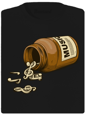 Music Pills dámske športové tričko Black