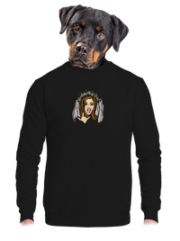 unisex mikina bez kapucne