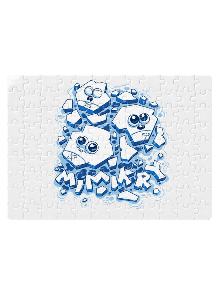 Ľadové mimikry puzzle White