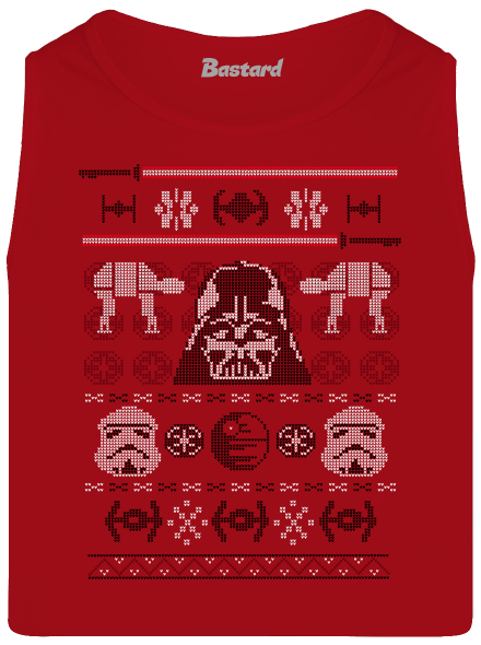 Vader na svetri pánske tielko Red