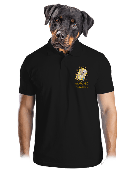 Iskrím pánska polokošeľa Black