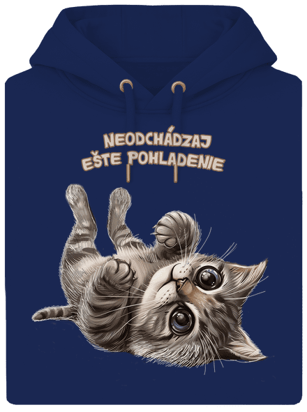 Ešte pohladenie unisex mikina premium Navy