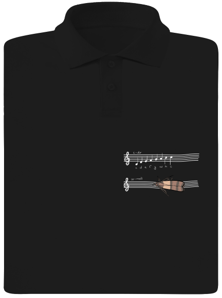 A - moll pánska polokošeľa Black