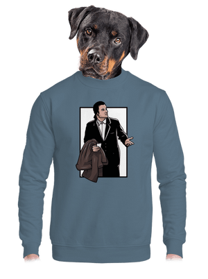 unisex mikina bez kapucne