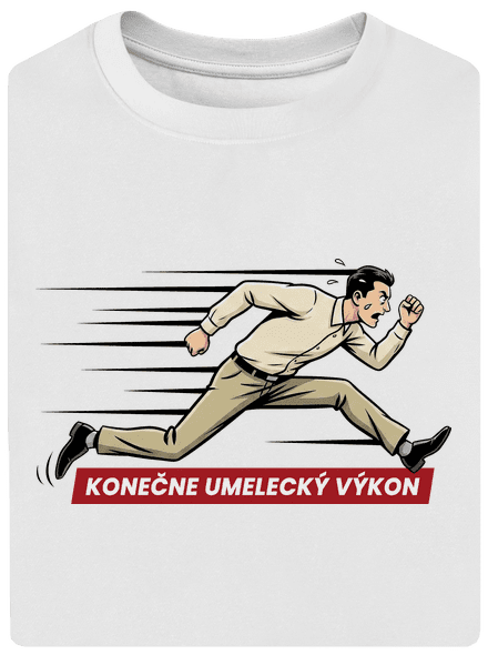 Umelecký výkon unisex tričko oversized White