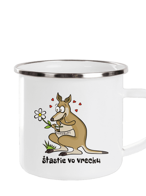 Šťastie vo vrecku plecháčik White