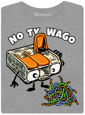 Wago svorka dámske tričko Dark Gray Melange