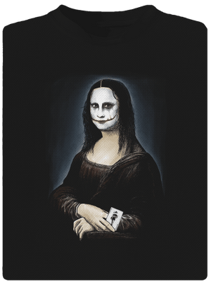 Mona Joker Lisa pánske športové tričko Black