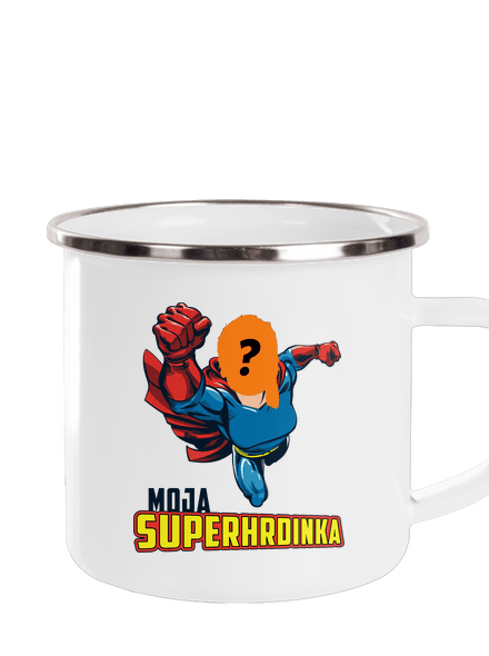 Moja superhrdinka plecháčik White