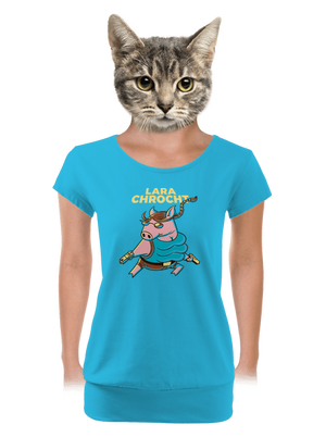 dámske tričko s lemom