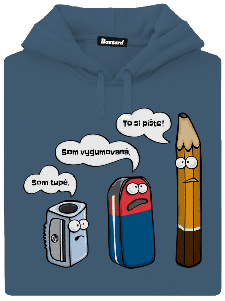 To si pište dámska mikina klokanka Denim