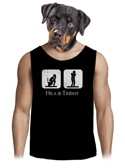 Hra o trůny pánske tielko Black