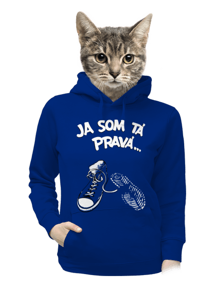 Hľadám tú pravú dámska mikina klokanka Royal Blue Mal