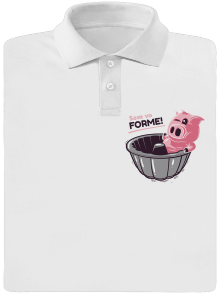 Vo forme pánska polokošeľa White