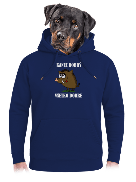 Kanec dobrý unisex mikina premium Navy