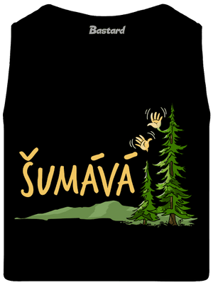 Šumává pánske tielko Black