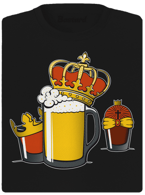 Traja králi dámske športové tričko Black