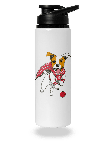 Jack Russell flaša na vodu White