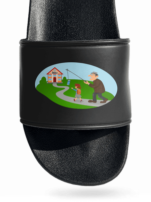 Naspäť do školy šľapky Black