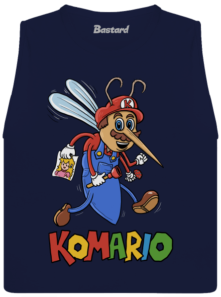 Komario dámske tielko voľné Navy