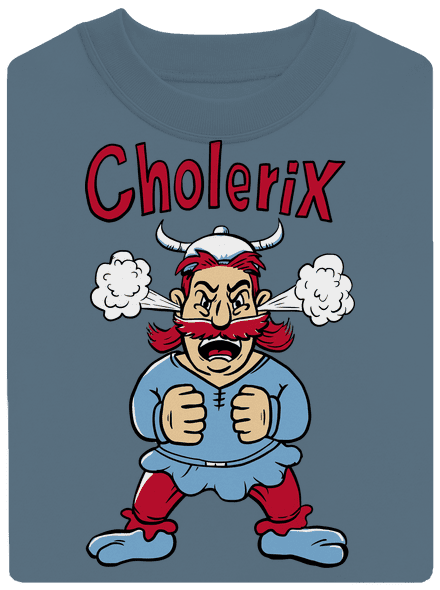 Cholerix unisex mikina bez kapucne Nordic Blue