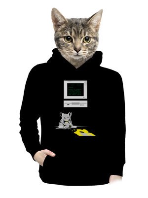 dámska mikina klokanka