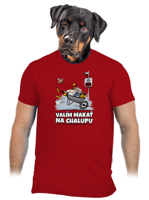 Valím na chalupu pánske tričko Red
