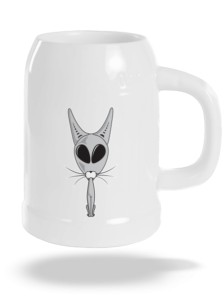 Mimozemská mačka polliter White