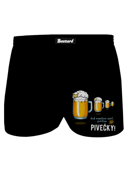 Pivečka pánske trenky Black