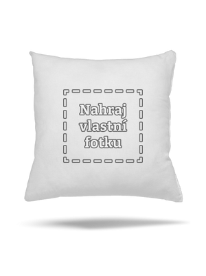 Vlastná potlač vankúš White