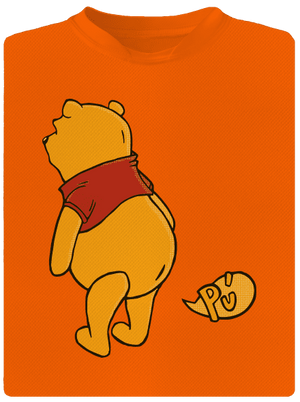 Ups detské športové tričko Neon Orange