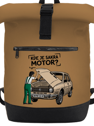 Kde je motor? batoh Caramel
