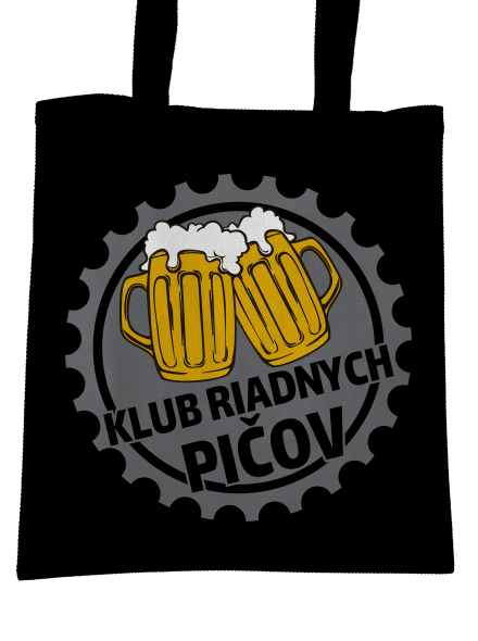 Klub riadnych pičov taška Black