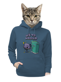 dámska mikina klokanka