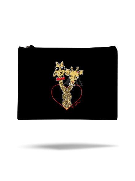 Žirafy vo zväzku taštička Black
