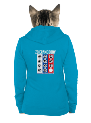 dámska mikina na zips