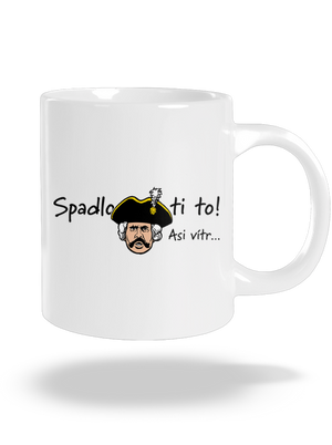 Spadlo ti to veľký hrnček White