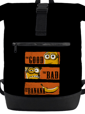 Hodný zlý a banán batoh Black