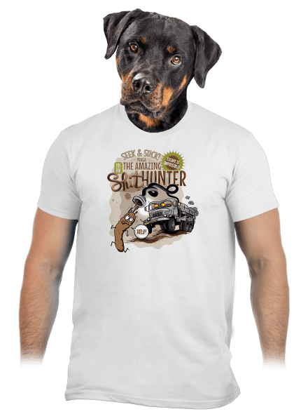 Shithunter pánske tričko White