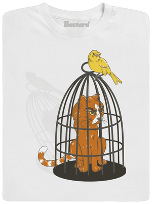 Vtáčia odplata pánske dlhý rukáv White