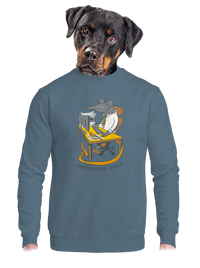 unisex mikina bez kapucne