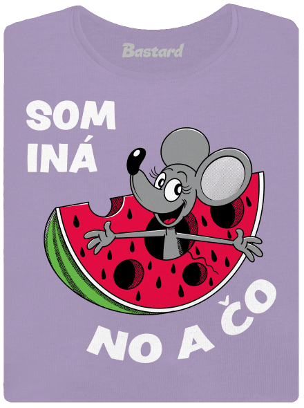 Som iná dámske tričko s lemom Lavender