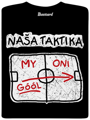 Naša taktika detské tričko Black