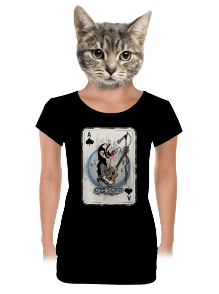 Ace of Spades dámske tričko s lemom Black