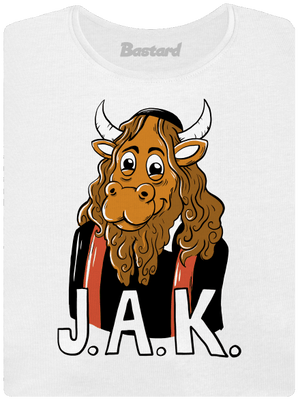 Jak dámske tričko s lemom White