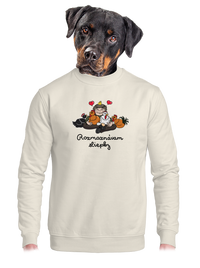 unisex mikina bez kapucne