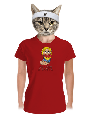 Captain Larvel dámske športové tričko Red Mal