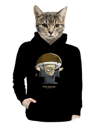 dámska mikina klokanka