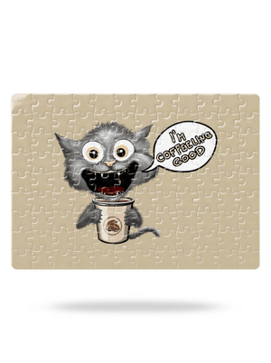 I’m coffeeling good puzzle White